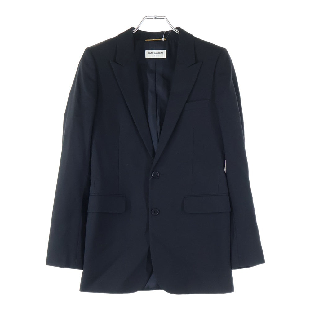 SAINT LAURENT PARIS(サンローランパリ) 17SS ウール テーラードジャケット ブラック レディース 481704