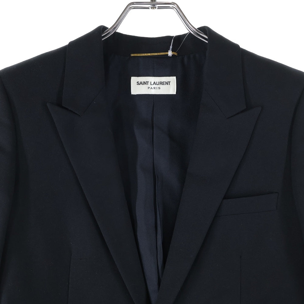 SAINT LAURENT PARIS(サンローランパリ) 17SS ウール テーラードジャケット ブラック レディース 481704