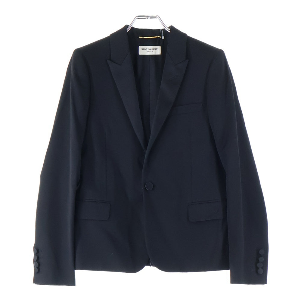 SAINT LAURENT PARIS(サンローランパリ) 18SS 1ボタン テーラードジャケット ブラック 71VS 517816 Y399W 1000 レディース