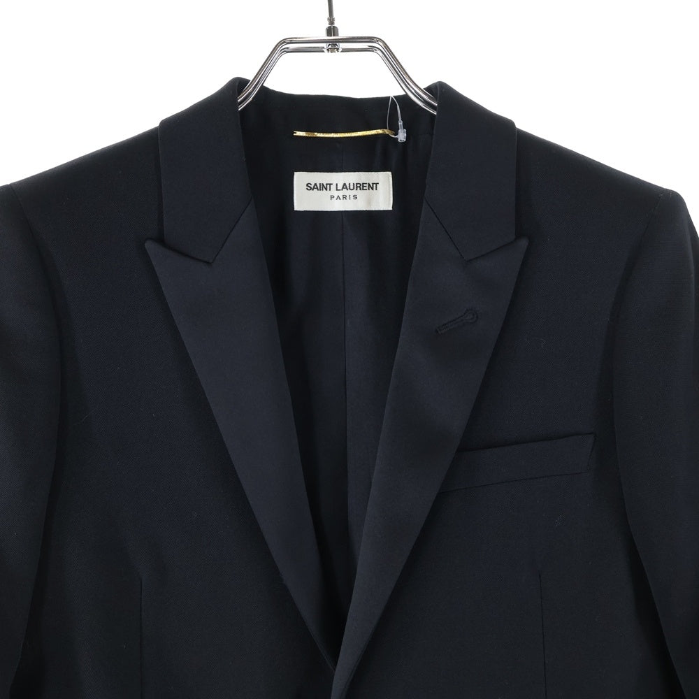 SAINT LAURENT PARIS(サンローランパリ) 18SS 1ボタン テーラードジャケット ブラック 71VS 517816 Y399W 1000 レディース