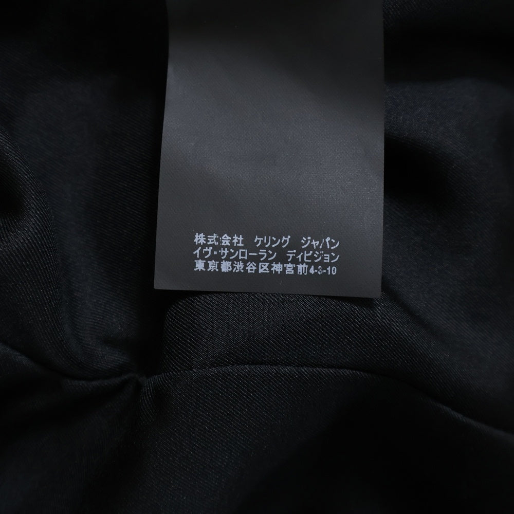 SAINT LAURENT PARIS(サンローランパリ) 18SS 1ボタン テーラードジャケット ブラック 71VS 517816 Y399W 1000 レディース