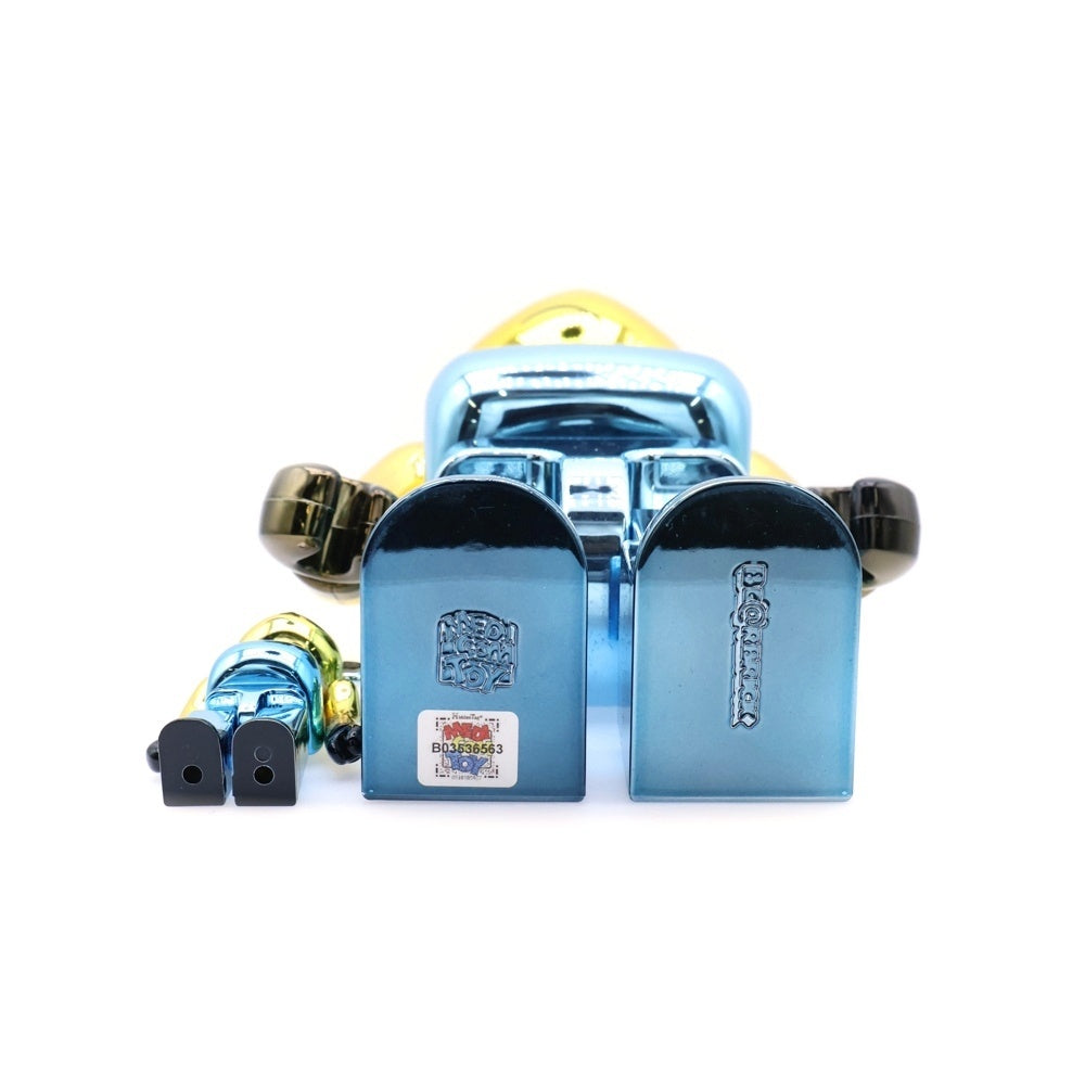 MEDICOM TOY(メディコムトイ) BE@RBRICK KEVIN Chrome Ver. 100% & 400% イエロー