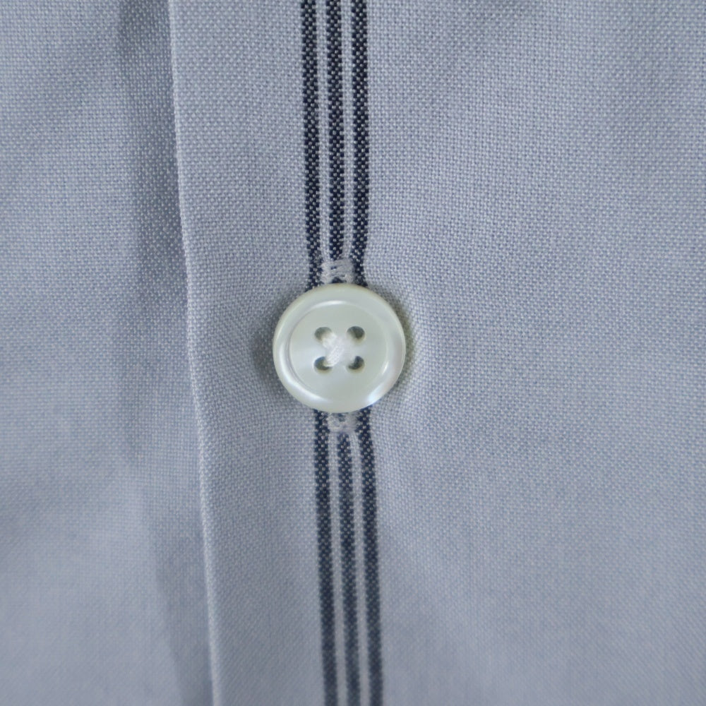 WACKO MARIA(ワコマリア) STRIPED OPEN COLLAR SHIRT ストライプ柄 長袖シャツ グレー 23FW-WMS-OC06