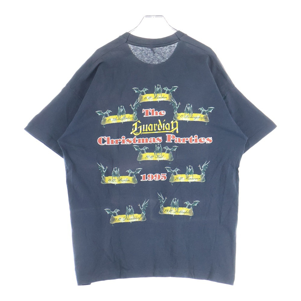 VINTAGE(ヴィンテージ) 90s Blind Guardian ブラインドガーディアン クルーネックTシャツ 裾袖シングル ブラック