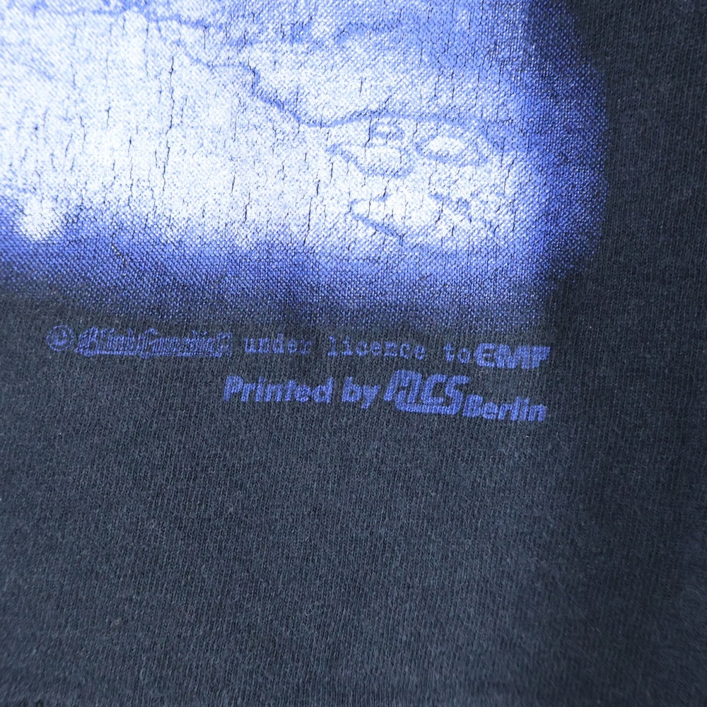 VINTAGE(ヴィンテージ) 90s Blind Guardian ブラインドガーディアン クルーネックTシャツ 裾袖シングル ブラック