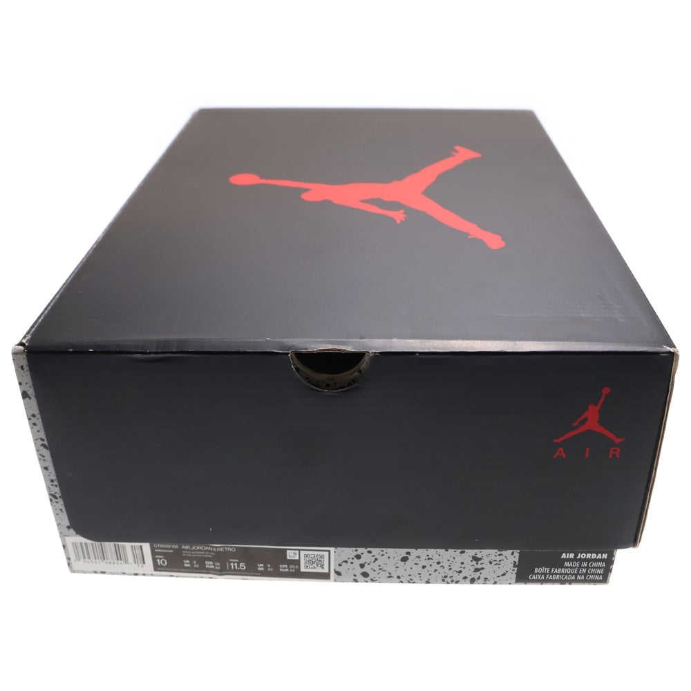 NIKE(ナイキ) AIR JORDAN 6 RETRO CARMINE エアジョーダン6 カーマイン ハイカットスニーカー ホワイト/レッド US10/28.0cm CT8529-106