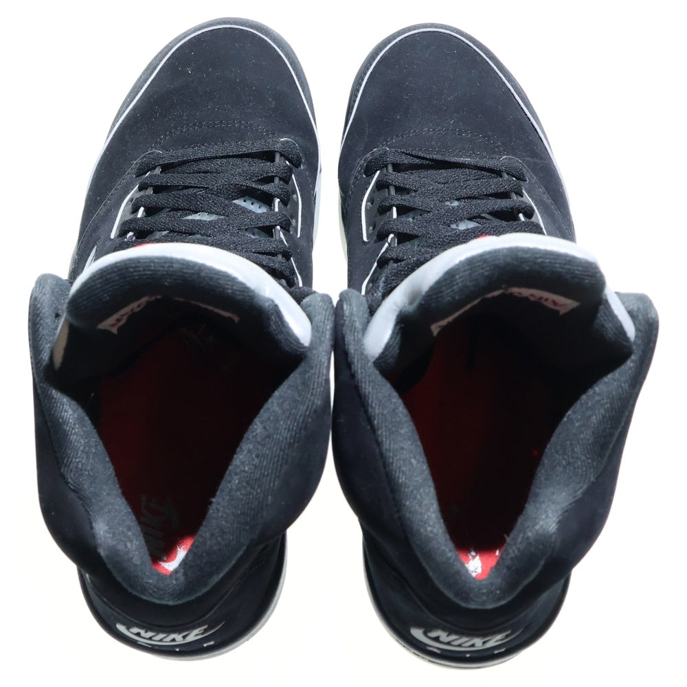 NIKE(ナイキ) AIR JORDAN 5 RETRO OG BLACK METALLIC REIMAGED HF3975-001 エアジョーダン5 レトロ ブラックメタリックリイマジンド ハイカット スニーカー US10/28cm