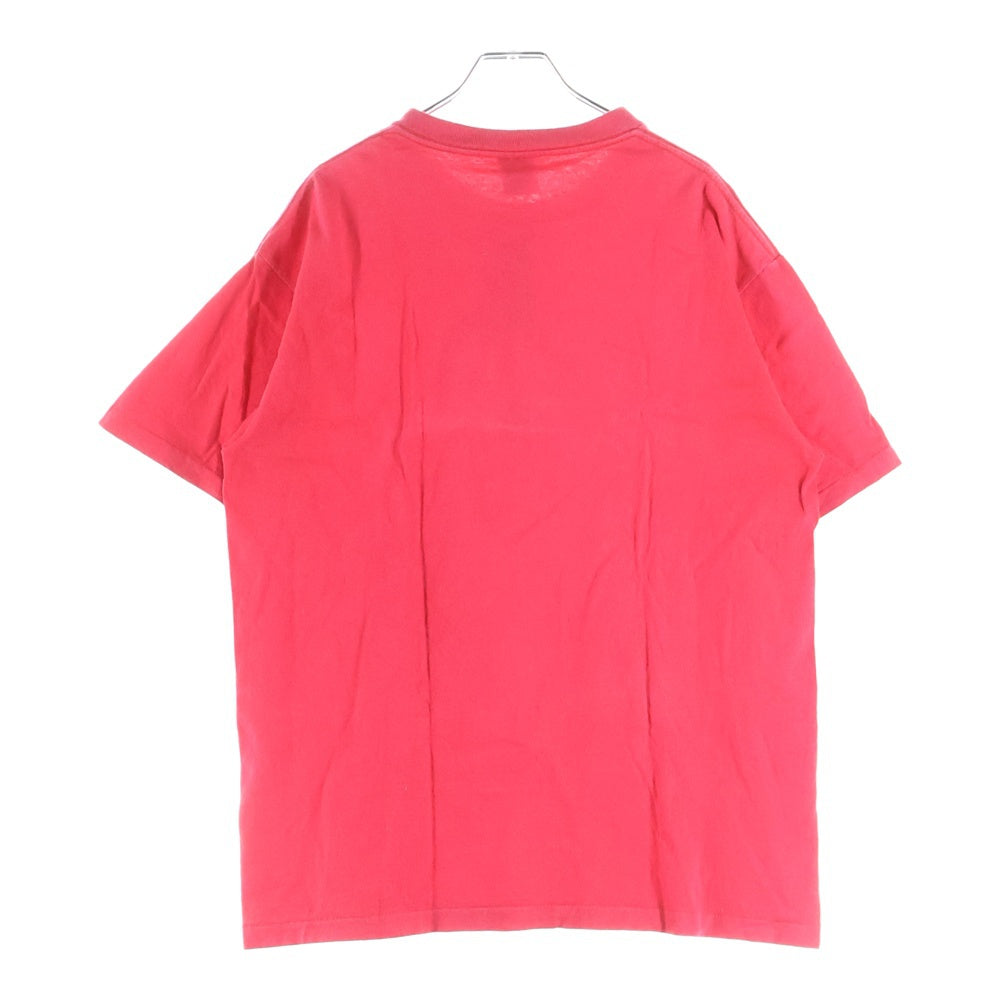 STUSSY(ステューシー) 90s 紺タグ L レッド 裾袖シングル USA製