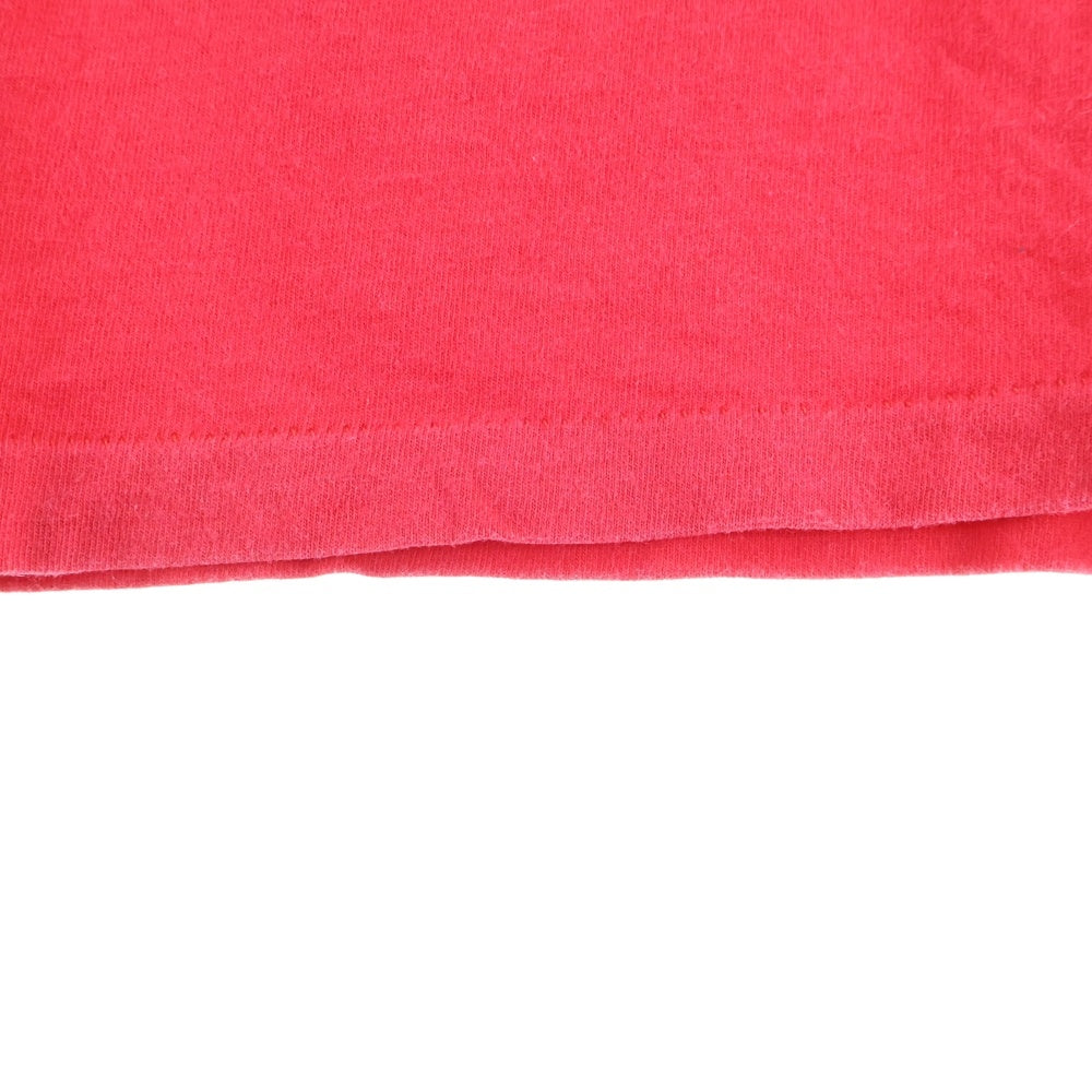 STUSSY(ステューシー) 90s 紺タグ L レッド 裾袖シングル USA製