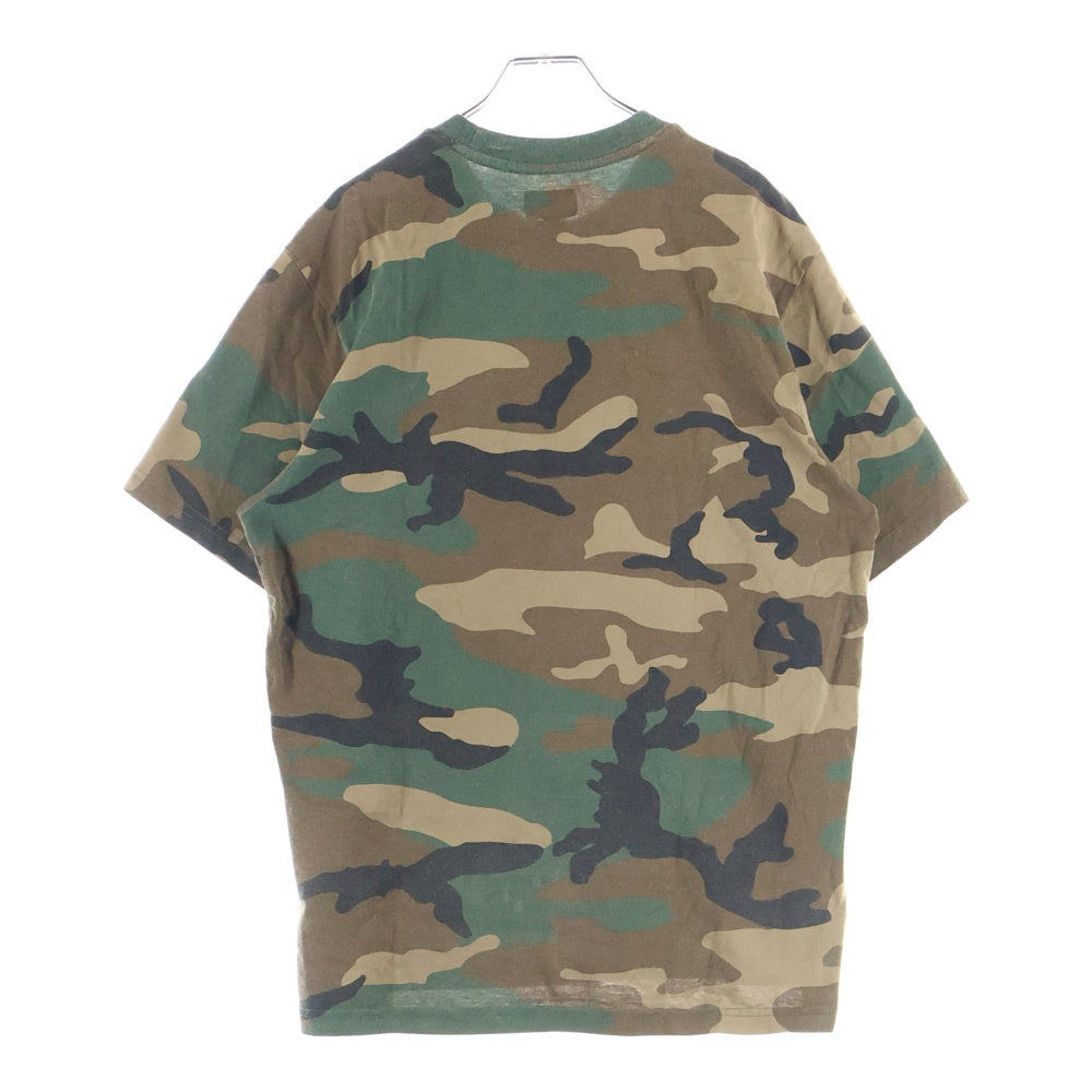 SUPREME(シュプリーム) 20AW Bullion Logo Tee Camo S 半袖Tシャツ カーキ