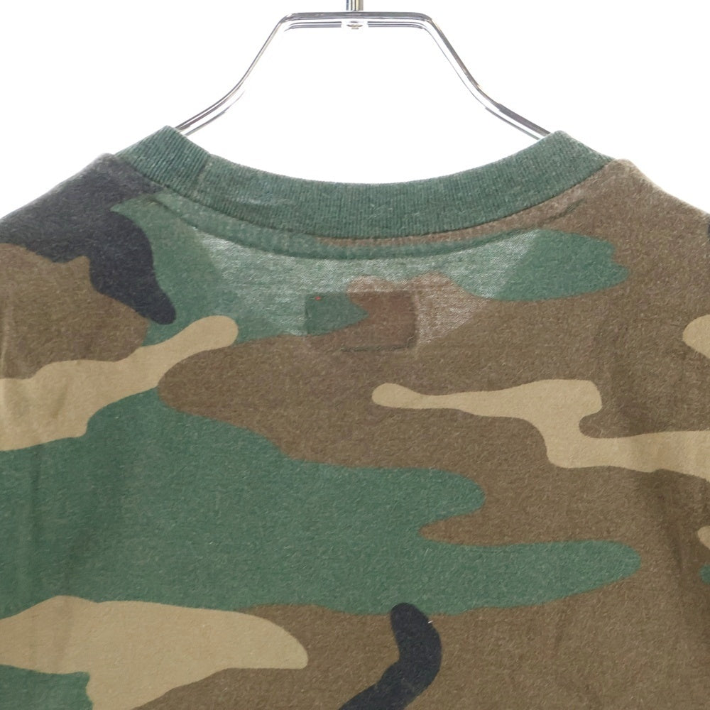 SUPREME(シュプリーム) 20AW Bullion Logo Tee Camo S 半袖Tシャツ カーキ