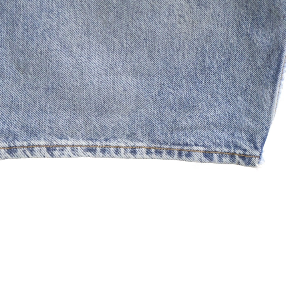 Acne Studios(アクネ ストゥディオズ) 23AW PENICILLIN SUPER BAGGY FIT JEANS ダメージデザイン ルーズフィット ボタンフライ デニムパンツ ジーンズ インディゴ C00054