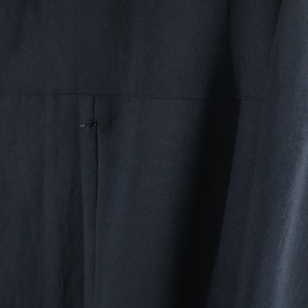 s'yte(サイト) PE/STRETCH TWILL OVERSIZED TECH HOODED COAT WITH FUNCTIONAL LINING フード コート ブラック 3