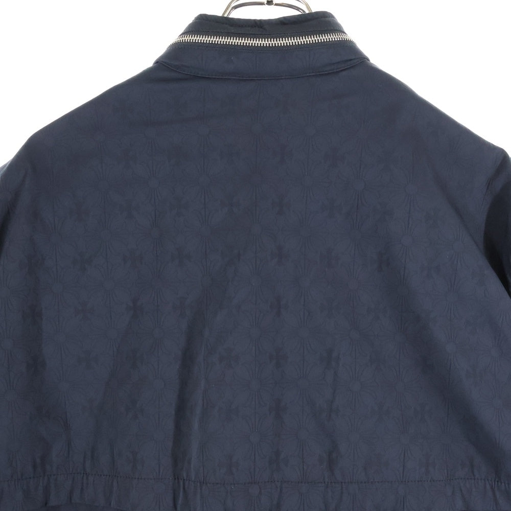 CHROME HEARTS(クロムハーツ) U TACOCAT JQRD NYLN CHプラス総柄ナイロンダガージップブルゾン ブラック