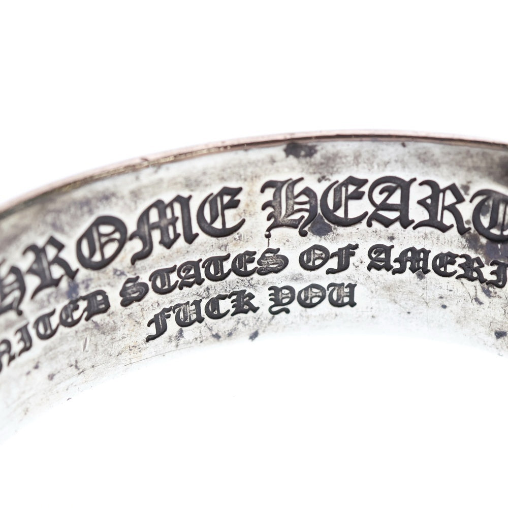 CHROME HEARTS(クロムハーツ) BANGLE CH SCROLL LABEL スクロールラベル バングル ブレスレット シルバー