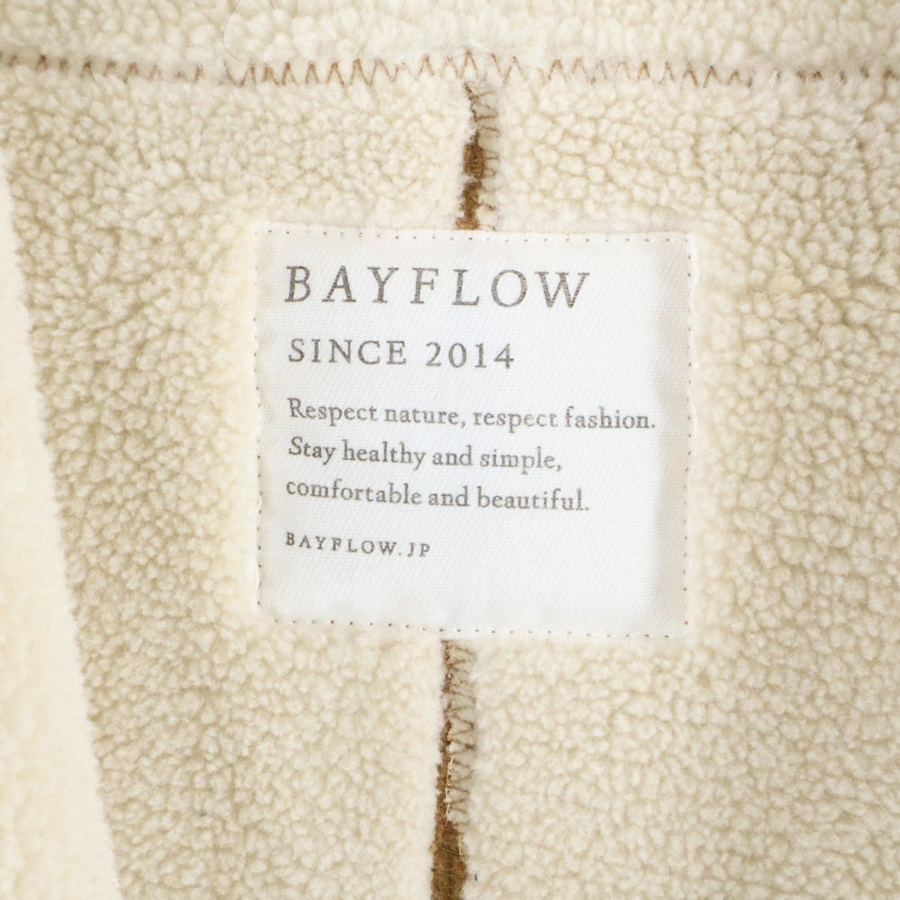 BAYFLOW(ベイフロー) フェイクムートンコート ブラウン BW1610T011