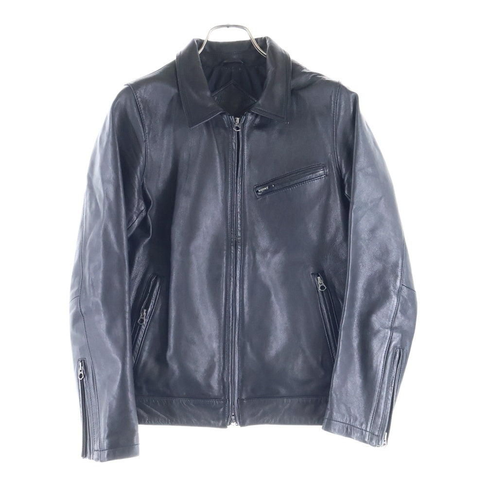 HOUSE OF BLYES(ハウス オブ ブルース) ジップアップ レザー ジャケット ブラック 323002
