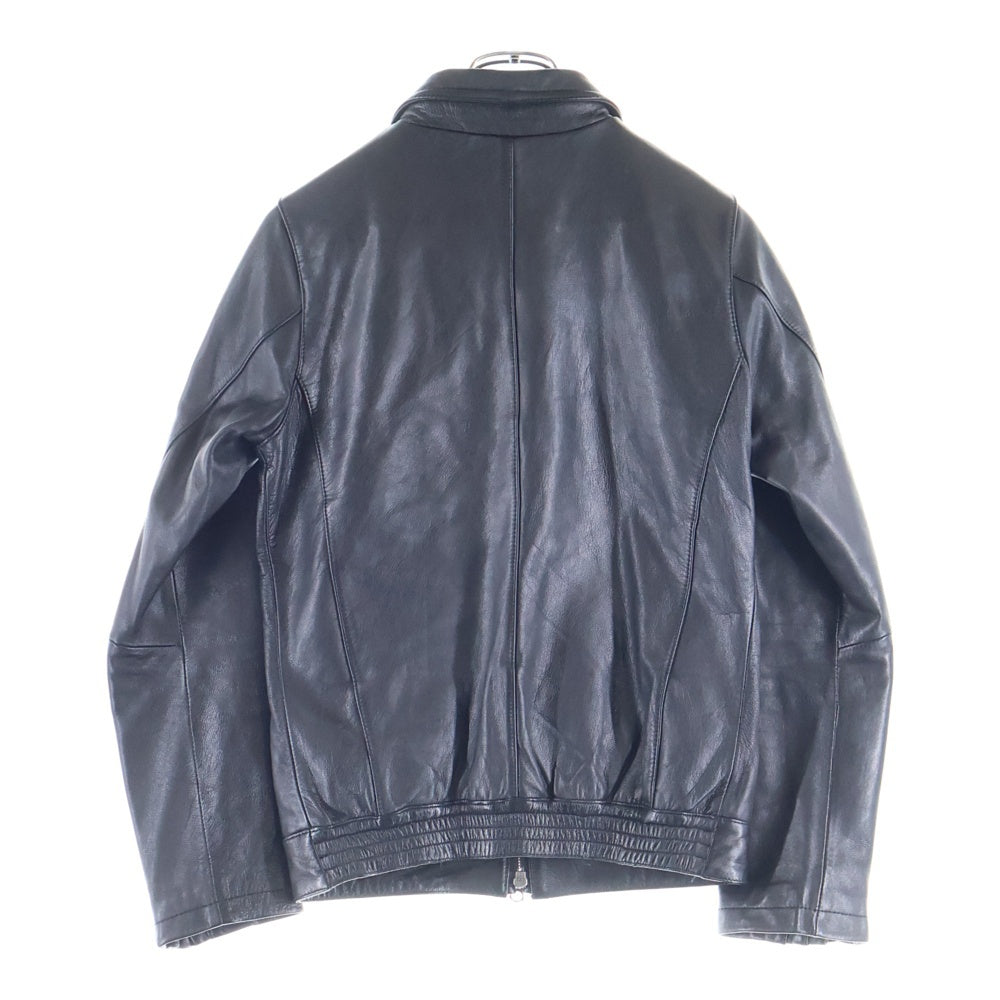 HOUSE OF BLYES(ハウス オブ ブルース) ジップアップ レザー ジャケット ブラック 323002