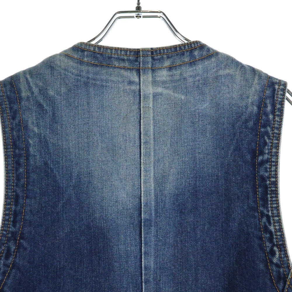 NO BRAND(ノーブランド) (BAGARCH バガーチ) デニムベスト インディゴ BH-452