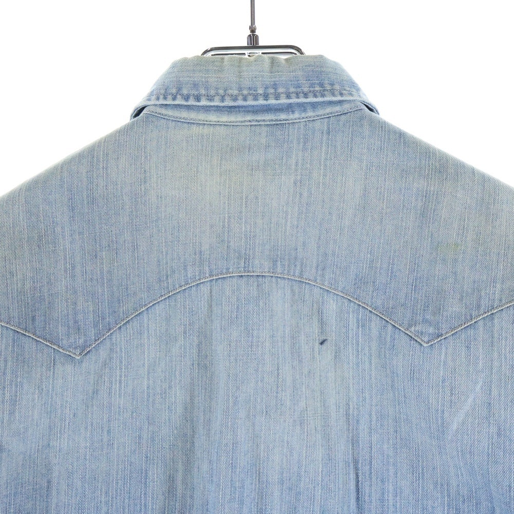 FRANKLIN&MARSHALL(フランクリンアンドマーシャル) Wayne Denim Light Wash Shirt デニム 長袖シャツ インディゴ SHMVA374CON