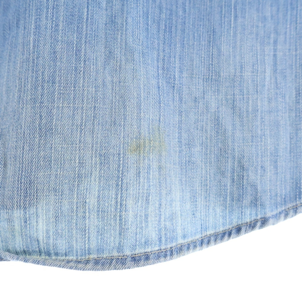 FRANKLIN&MARSHALL(フランクリンアンドマーシャル) Wayne Denim Light Wash Shirt デニム 長袖シャツ インディゴ SHMVA374CON