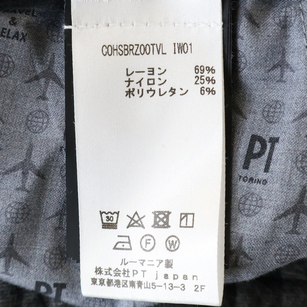 PT TORINO(ピーティートリノ) STRETCH SMOOTH FIT スムースフィット ストレッチジャージーパンツ ネイビー COHSBRZ00TVL