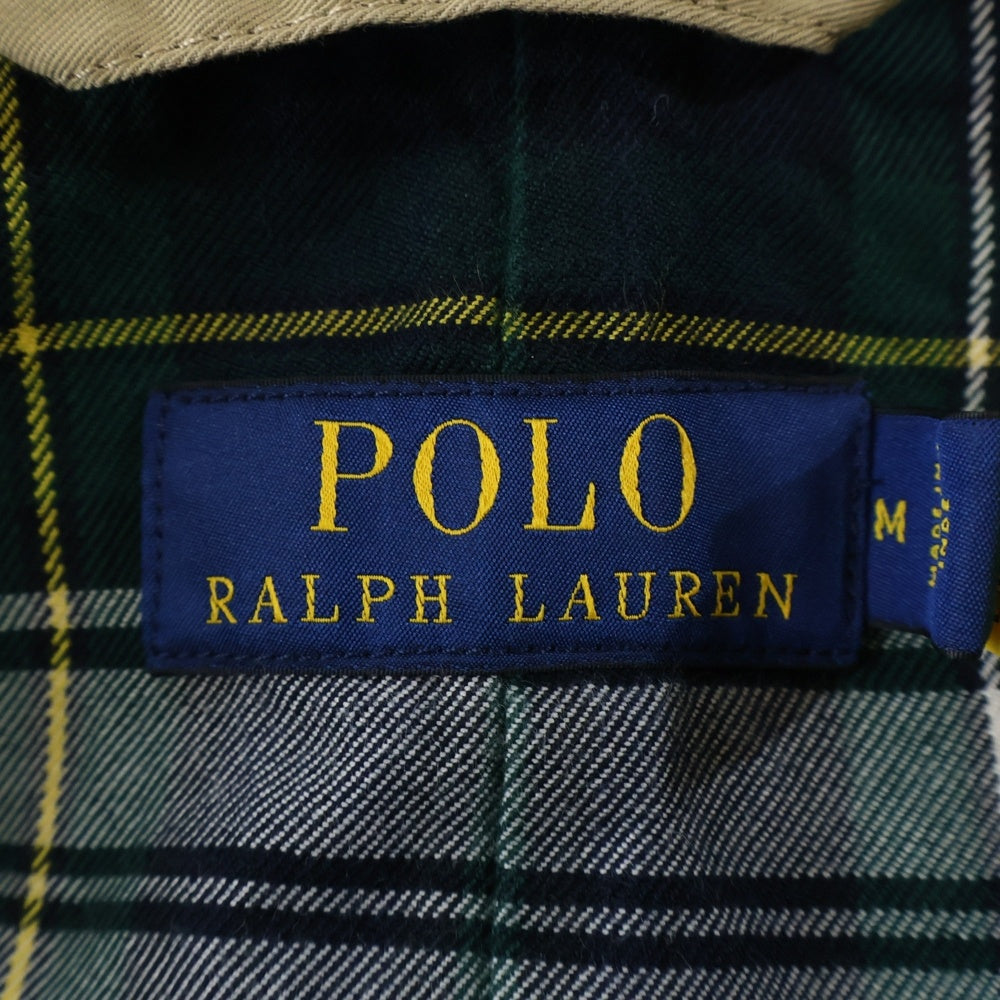 POLO RALPH LAUREN(ポロラルフローレン) ロゴ刺繍 ステンカラーコート ベージュ
