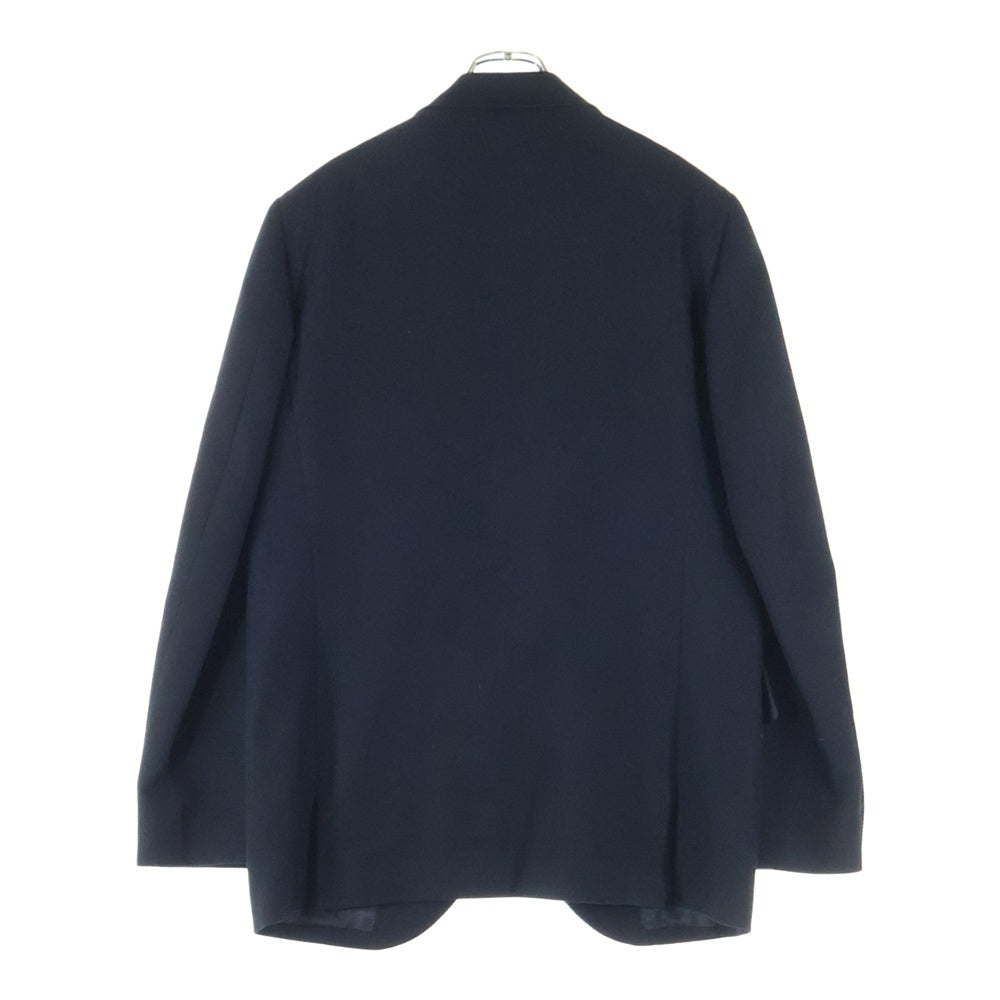 COMME des GARCONS HOMME DEUX(コムデギャルソン オムドゥ) 24AW ウールヘリンボーン ドローコード テーラードジャケット ブラック HM-J030-051