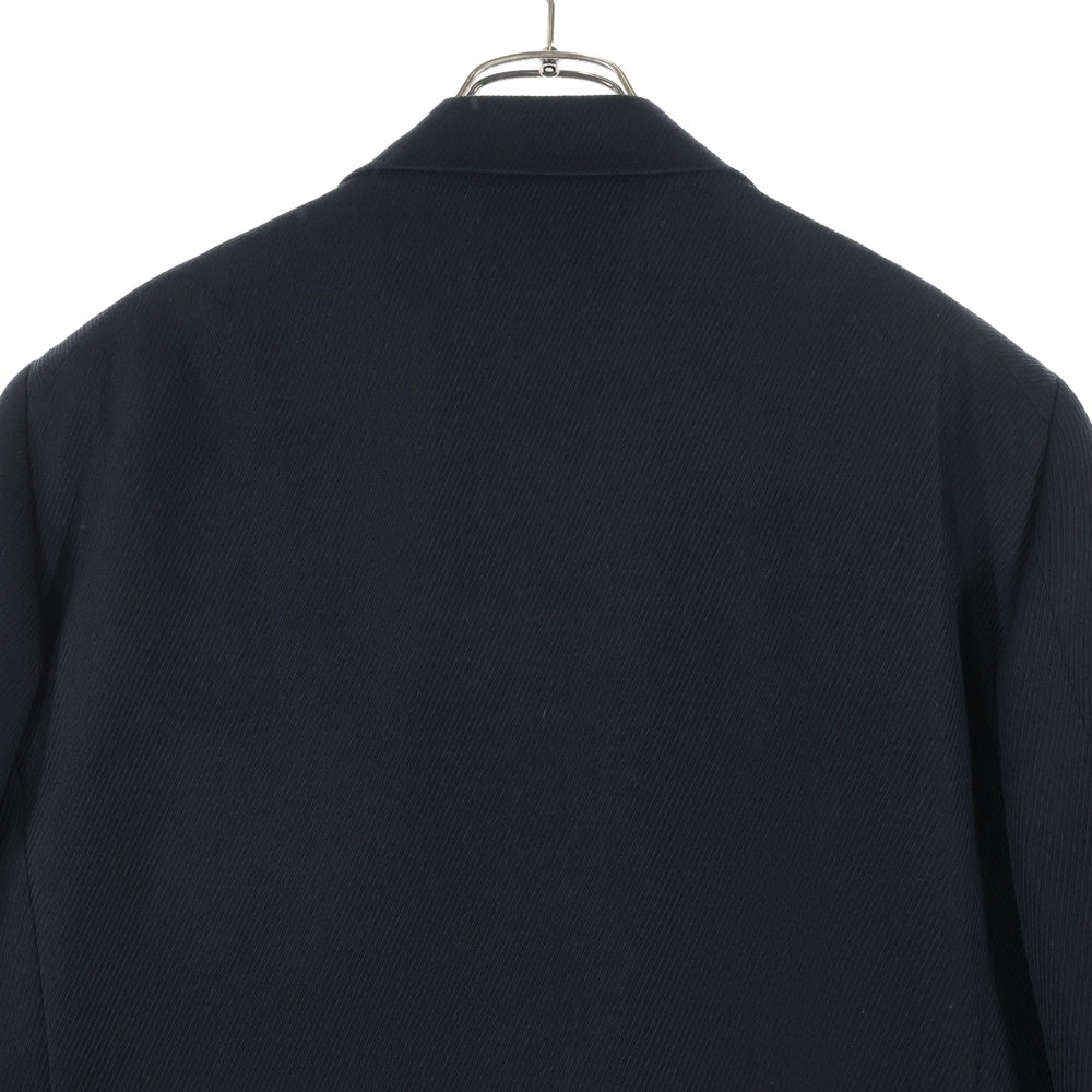 COMME des GARCONS HOMME DEUX(コムデギャルソン オムドゥ) 24AW ウールヘリンボーン ドローコード テーラードジャケット ブラック HM-J030-051