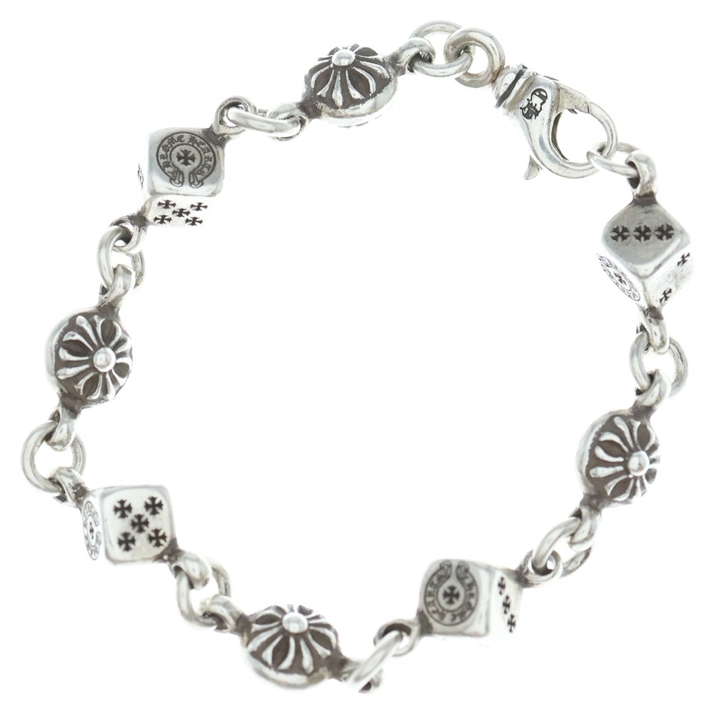 CHROME HEARTS(クロムハーツ) DICE NO1 CRSBL ダイスクロスボール シルバーブレスレット