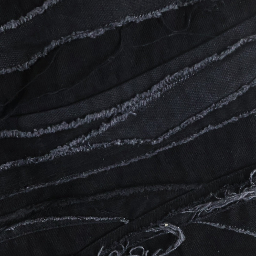 NO BRAND(ノーブランド) PARADOXE CRUDE BAGGY JEANS クルードバギージーンズ 36 ブラック デニム