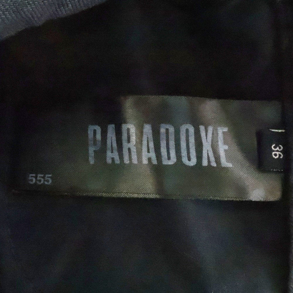 NO BRAND(ノーブランド) PARADOXE CRUDE BAGGY JEANS クルードバギージーンズ 36 ブラック デニム