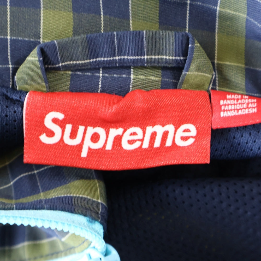 SUPREME(シュプリーム) 25AW Plaid Track Jacket ネイビー トラックジャケット