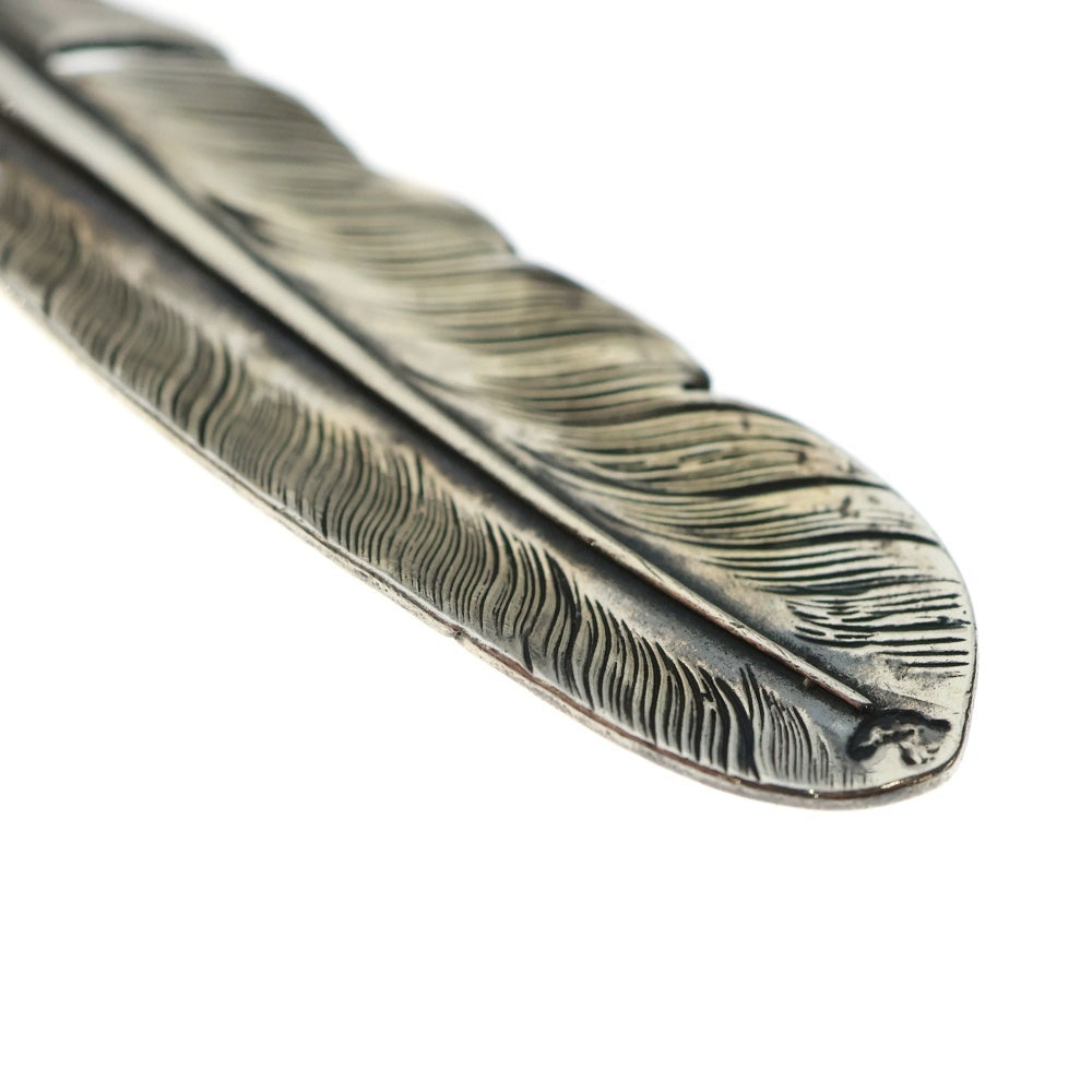 LARRY SMITH(ラリースミス) EAGLE HEAD FEATHER PENDANT RIGHT イーグルヘッド フェザー ペンダントトップ シルバー 右向き