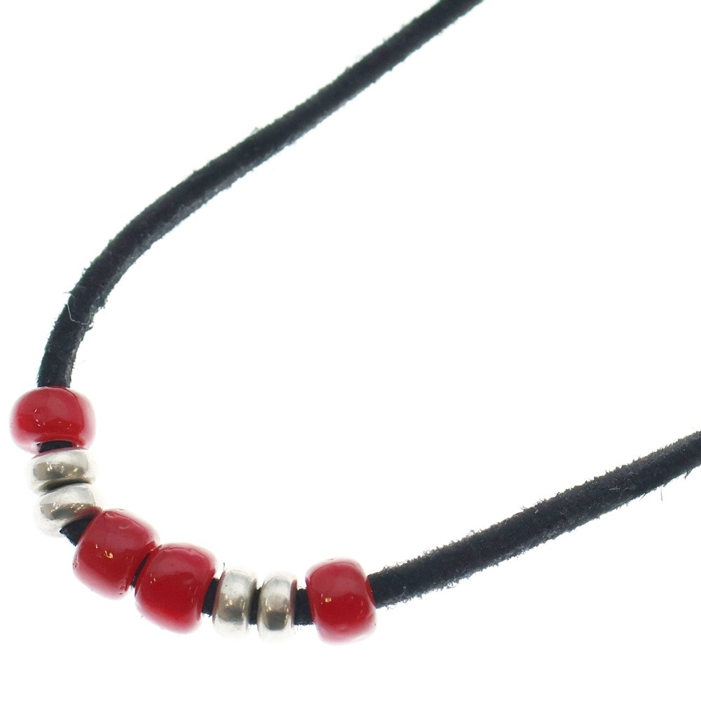 NO BRAND(ノーブランド) コンチョ レース ネックレス ブラック