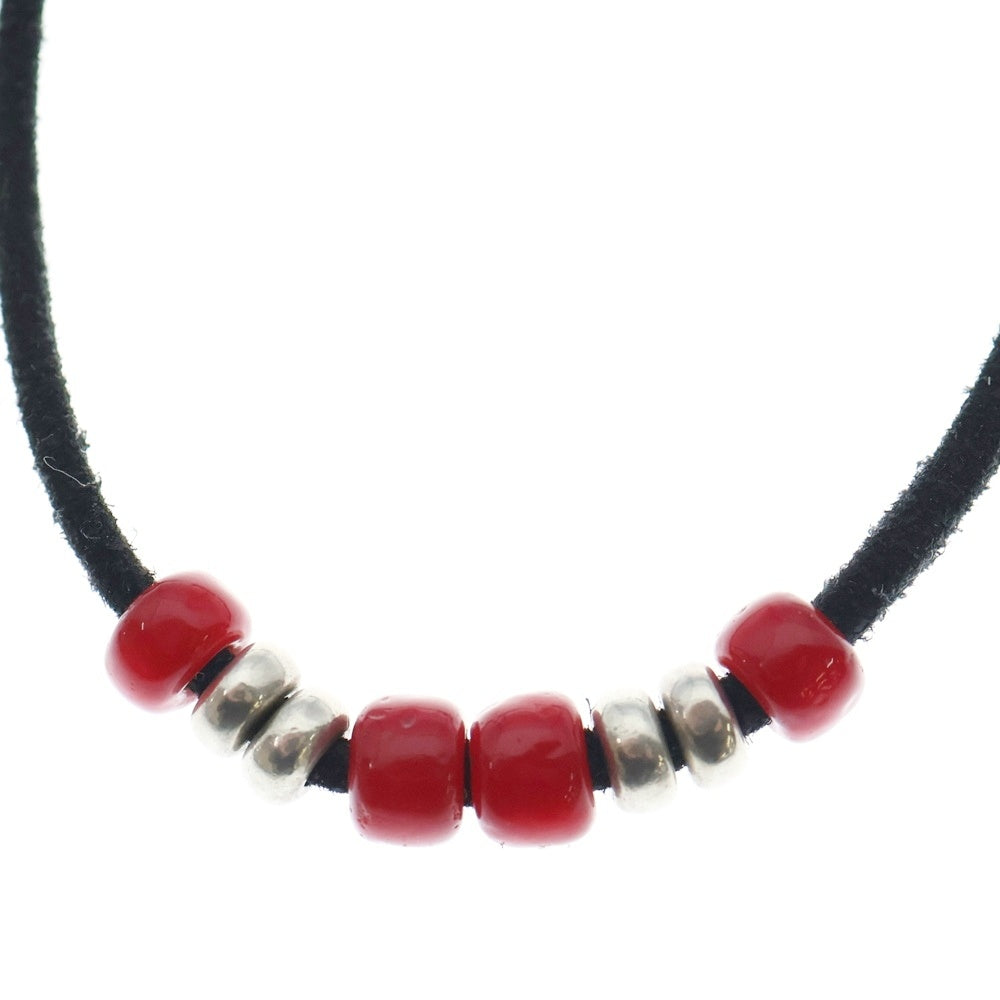 NO BRAND(ノーブランド) コンチョ レース ネックレス ブラック