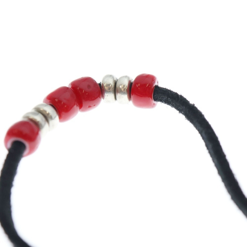 NO BRAND(ノーブランド) コンチョ レース ネックレス ブラック