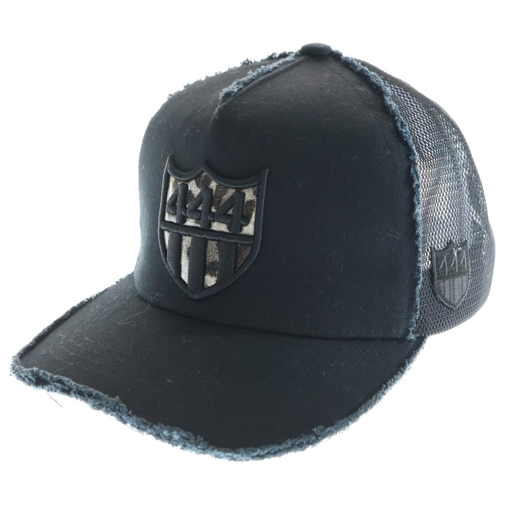 YOSHINORI KOTAKE(ヨシノリコタケ) ロゴパッチ キャップ ブラック