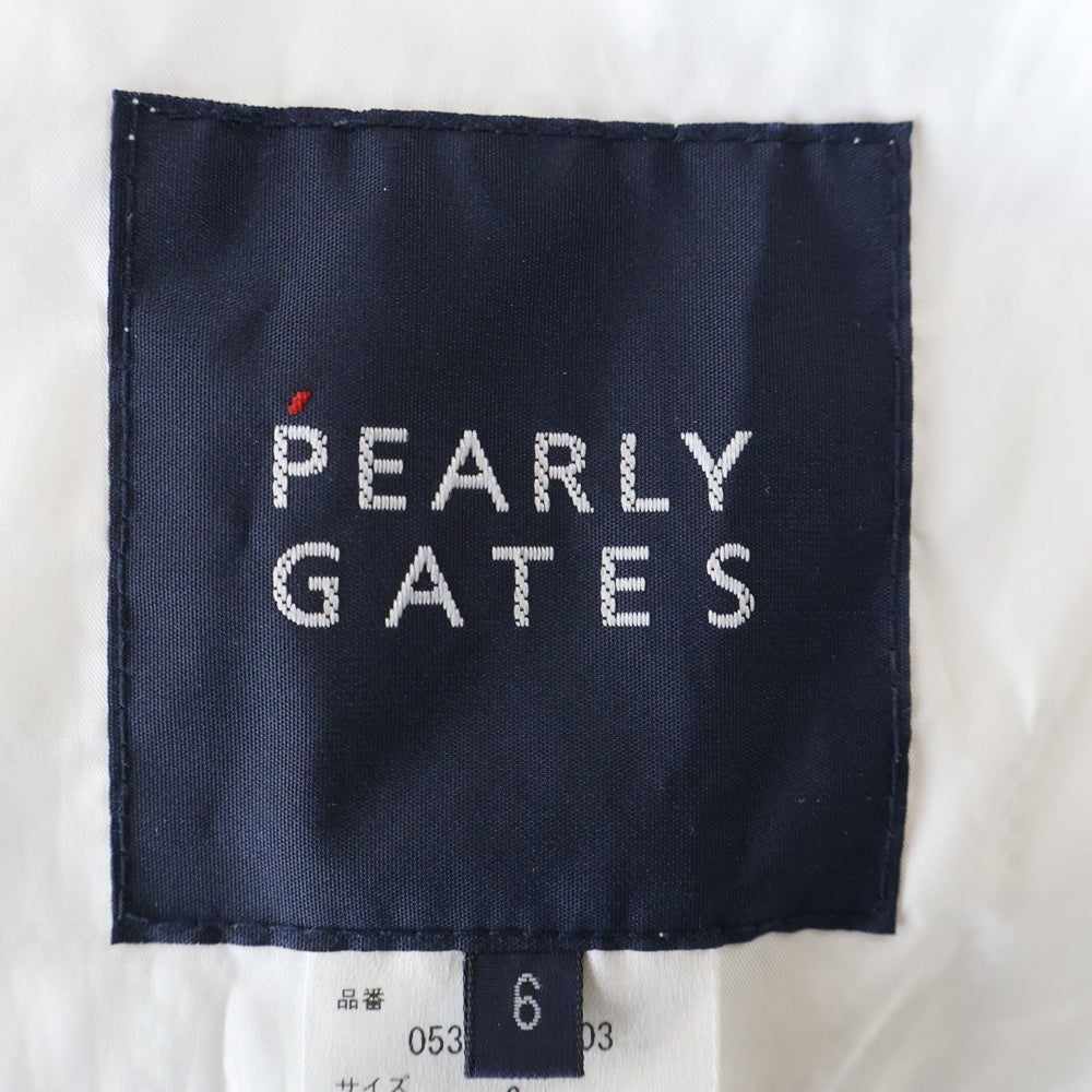 PEARLY GATES(パーリーゲイツ) 総柄ナイロンジャケット ホワイト