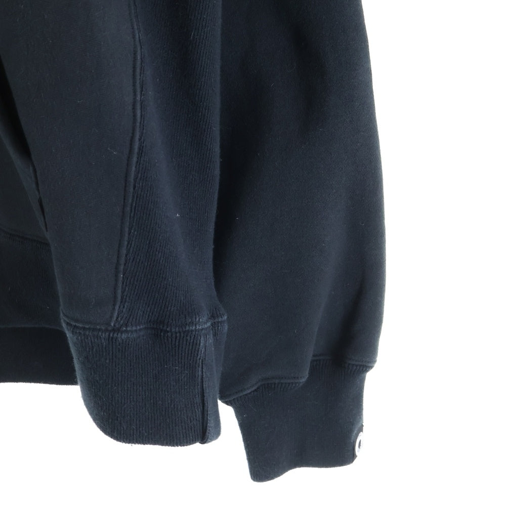 EXAMPLE(エグザンプル) Peace Be With You グラフィック刺繍 ロゴフーディ ブラック