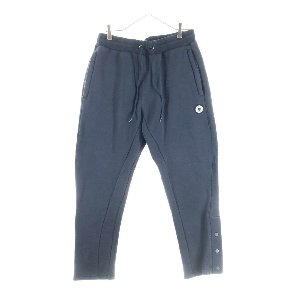 EXAMPLE(エグザンプル) Peace Be With You グラフィック刺繍 ロゴスウェットパンツ ブラック