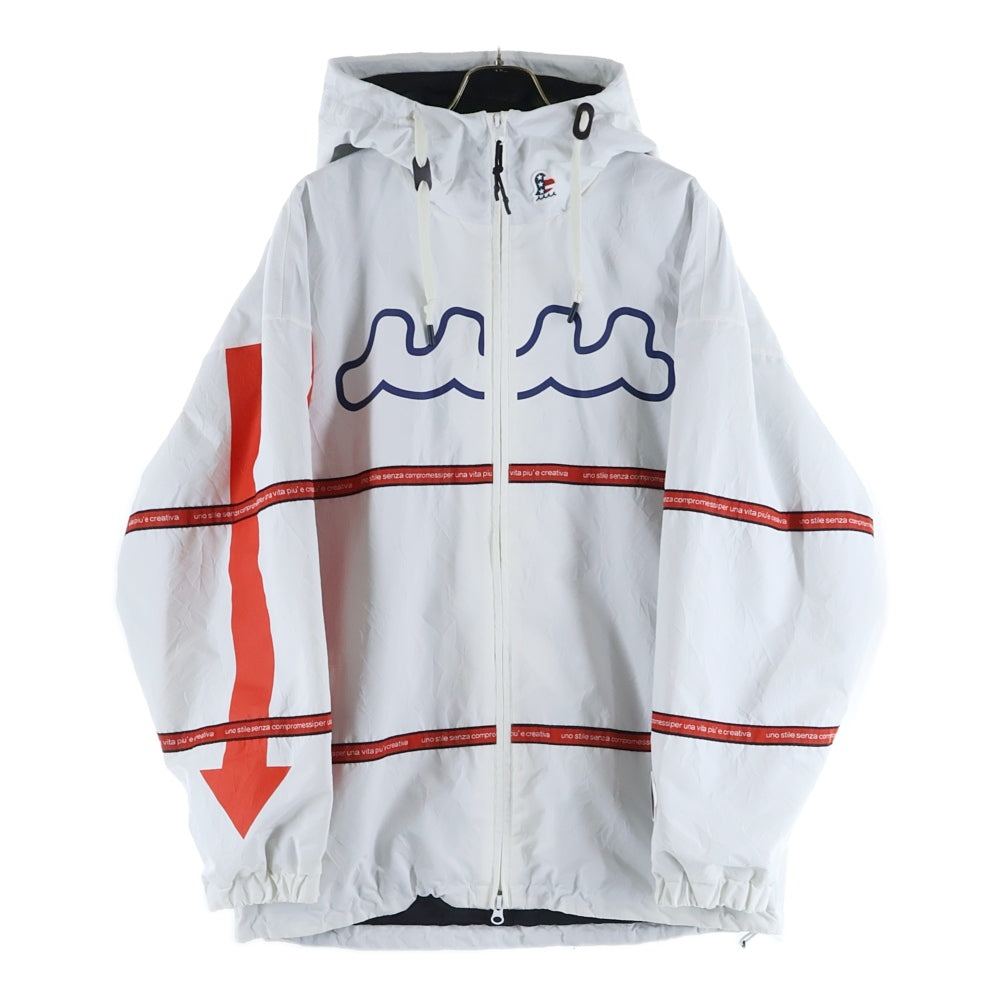 muta(ムータ) ドローコード付き ジップアップ ジャケット MUJ93501 ホワイト