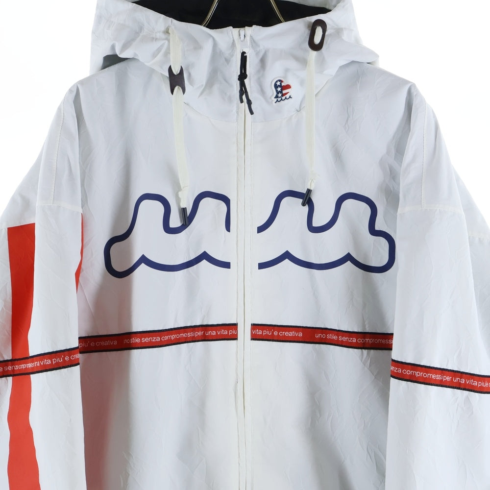 muta(ムータ) ドローコード付き ジップアップ ジャケット MUJ93501 ホワイト