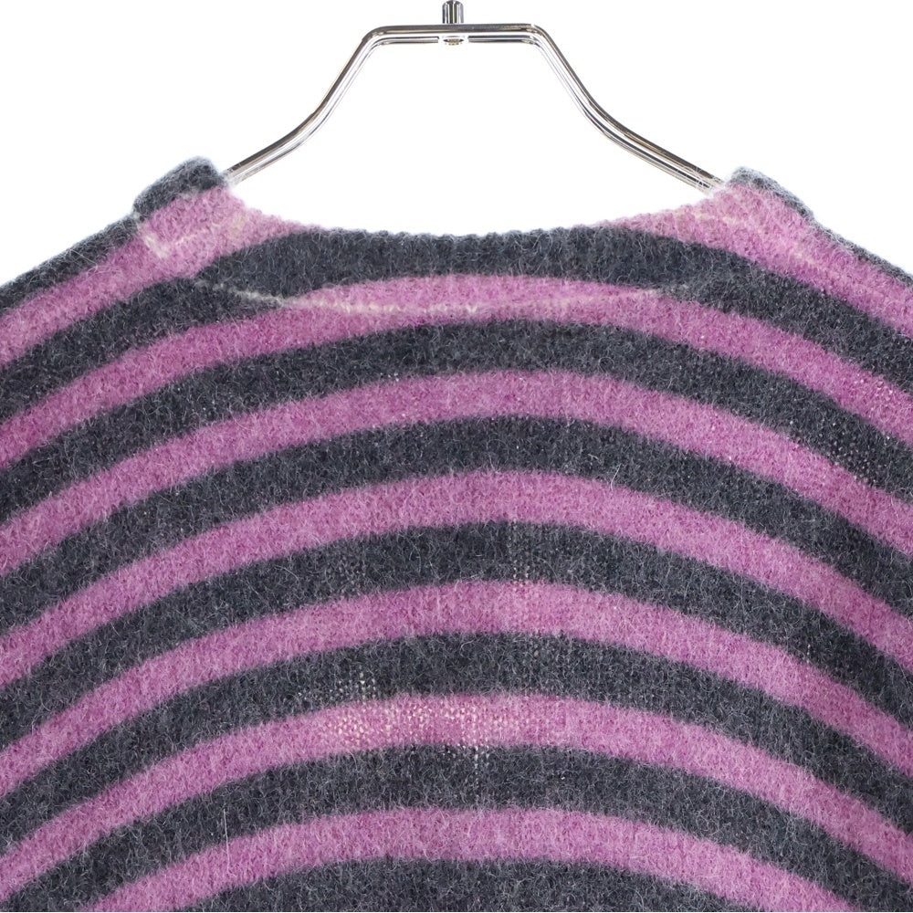 MONCLER(モンクレール) × PALM ANGELS パームエンジェルス ロゴバッチ付き ニットセーター パープル E209L9000400 A9128