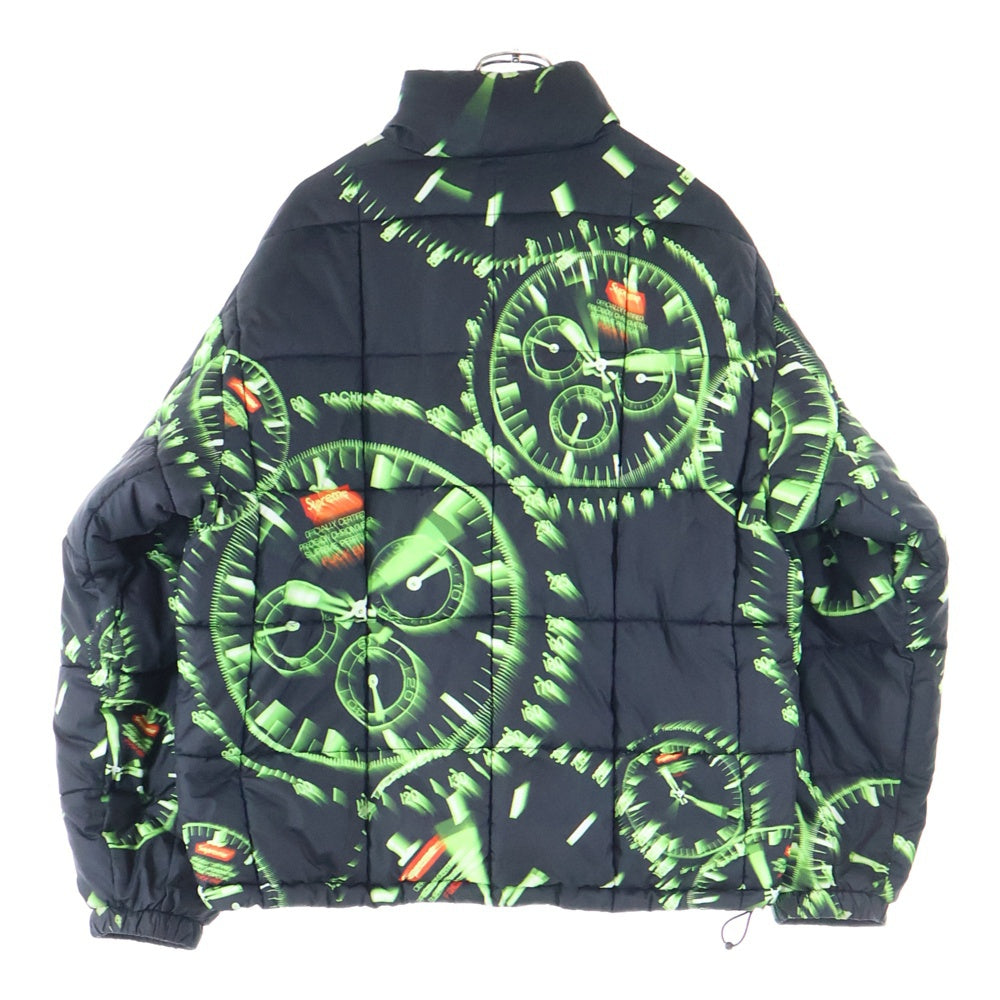 SUPREME(シュプリーム) 20AW WATCHS REVERSIBLE PUFFY JACKET ウォッチ リバーシブル パフィー ジャケット ブラック/グリーン