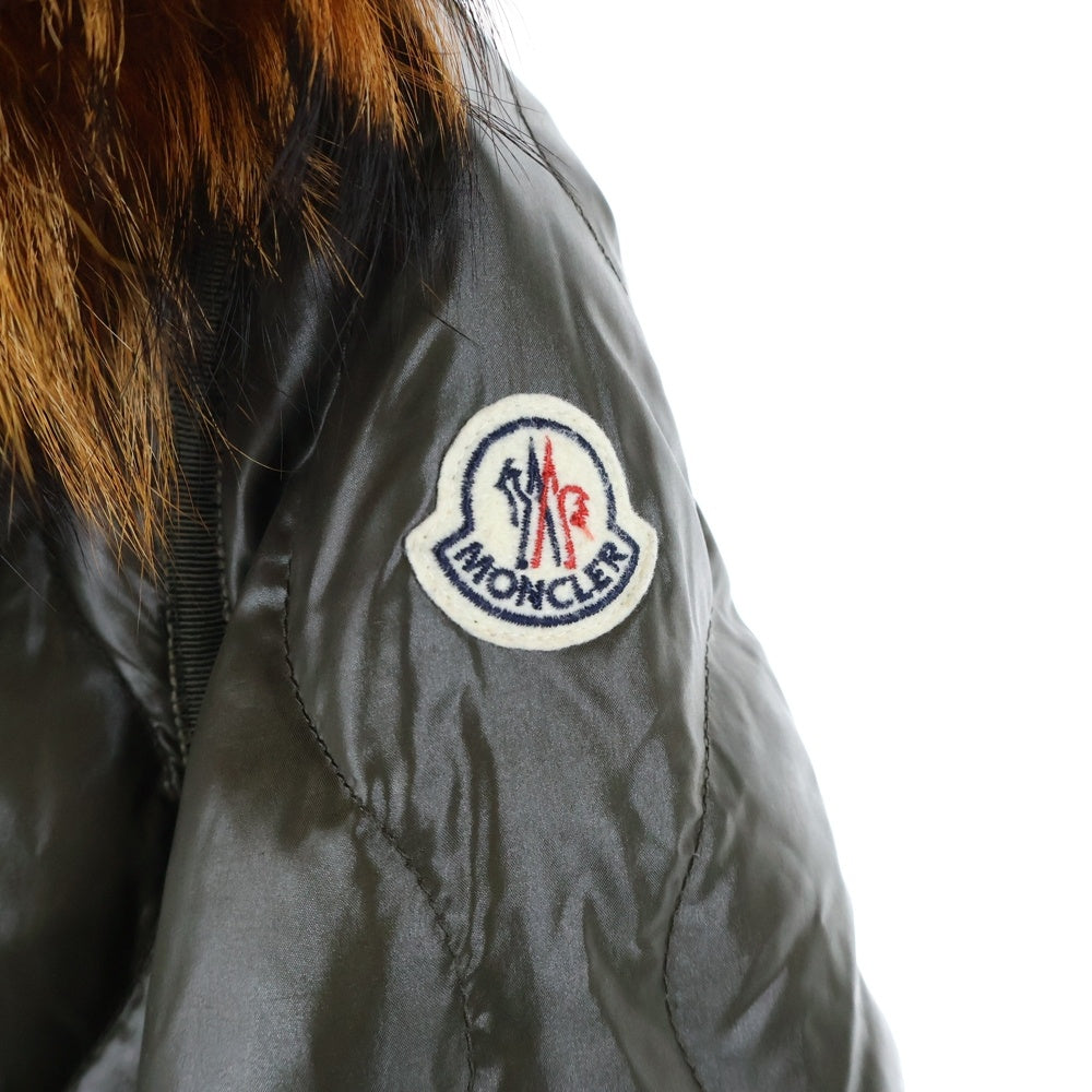 MONCLER(モンクレール) LONTRE ロントレ ロングダウンコート カーキ 220934997425 68950 レディース