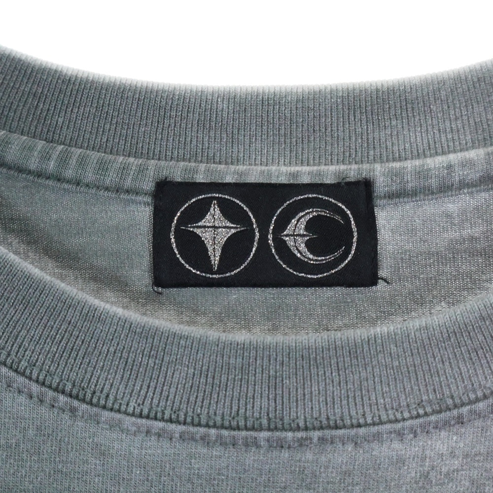 THUG CLUB(サグクラブ) AMBUSH OLD GLORY T-SHIRT アンブッシュ オールドグレー クルーネック半袖Tシャツ グレー TC25TS1201