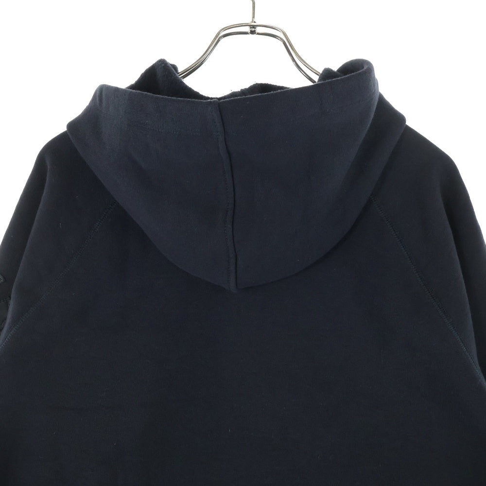 CHROME HEARTS(クロムハーツ) NOT HD PLVR GYN U PAPER JAM ラベル付き 袖クロスパッチ プルオーバーパーカー ブラック