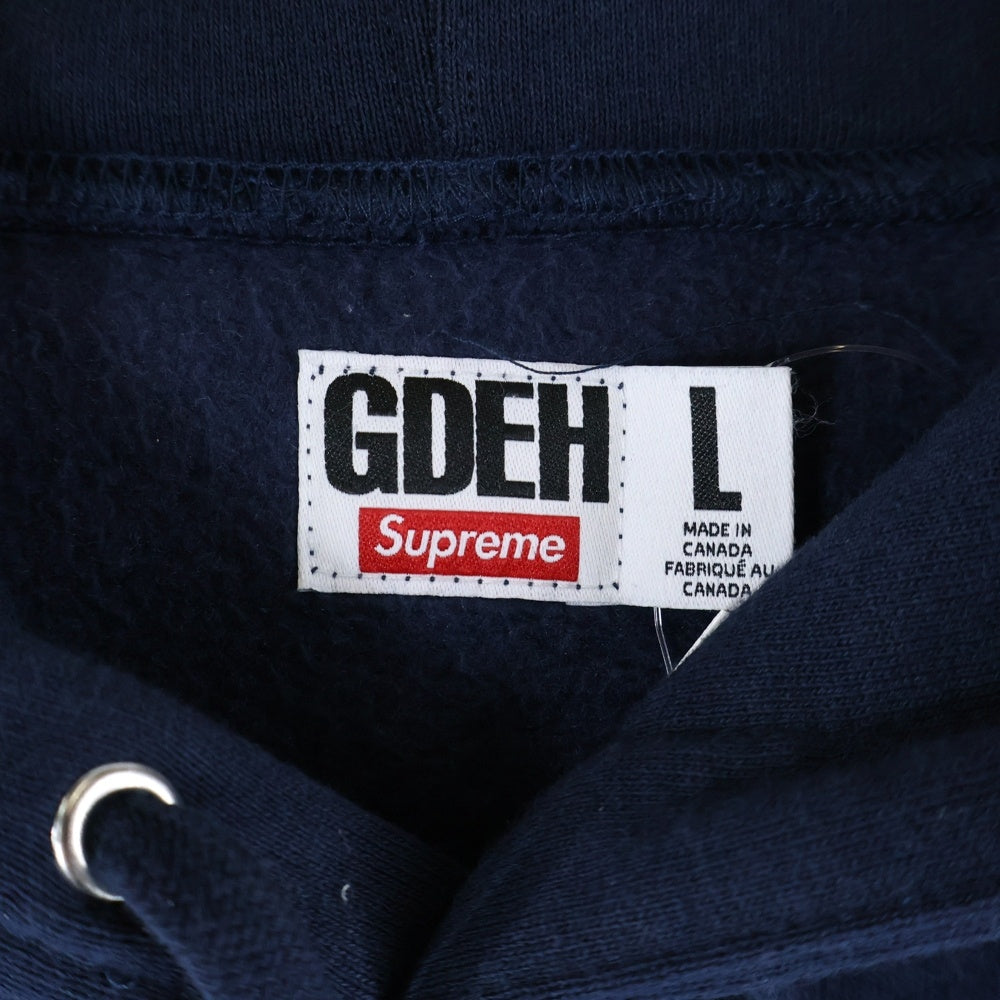 SUPREME(シュプリーム) 25SS ×GOODENOUGH Hooded Sweatshirt プルオーバー パーカー ネイビー