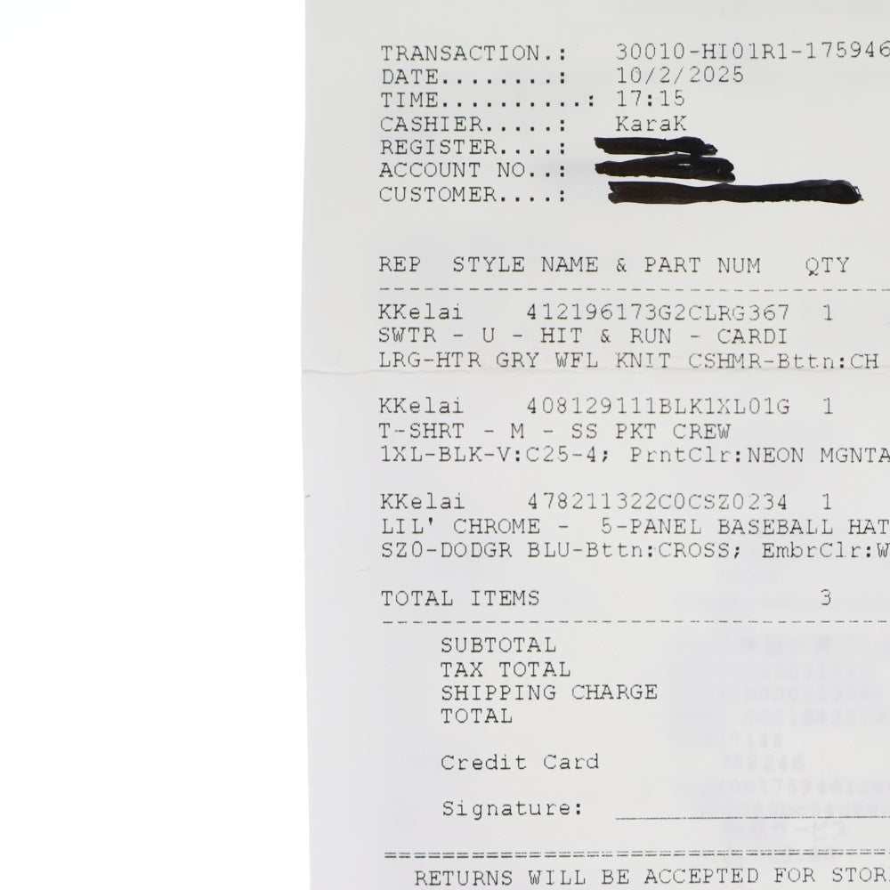 CHROME HEARTS(クロムハーツ) HIT & RUN CARDIGAN カシミア レザークロスパッチ カーディガン グレー